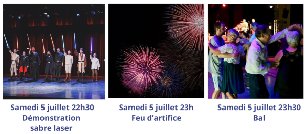 La Jarne en fête 5 juillet - Programme de la Soirée