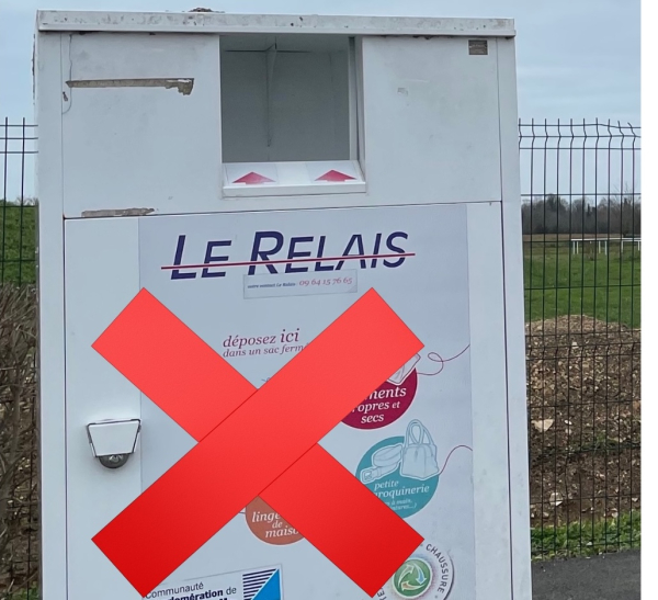 Interruption des collectes Le Relais